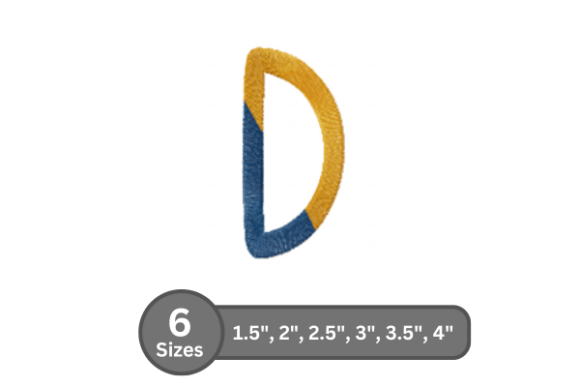 Chalk Split Alphabet - D