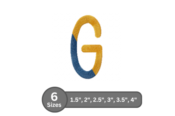 Chalk Split Alphabet - G