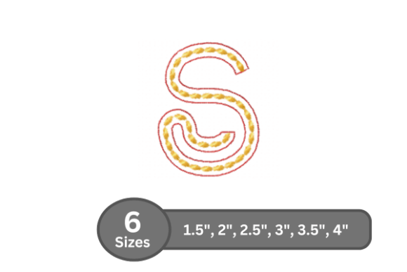 Rope Twist Alphabet - S for Etsy Sellers
