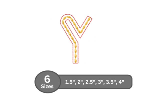 Rope Twist Alphabet -Y for Personalized Gifts